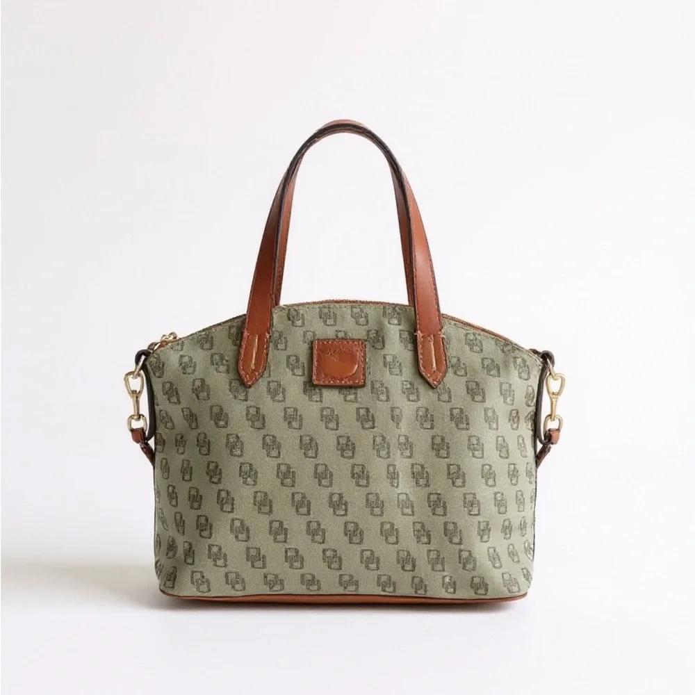 Dooney & Bourke Olive and Brown‎ Dome Bag